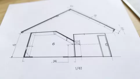 35m2 rysunek garażu do zgłoszenia